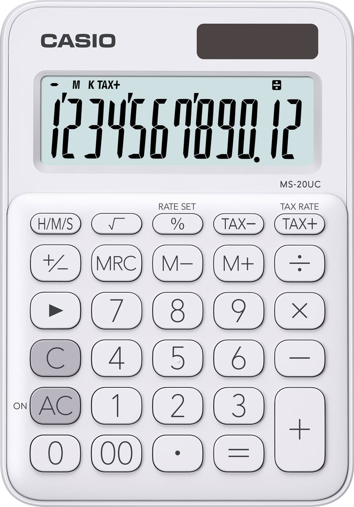 Casio MS-20UC-WE, Desktop, Jednoduchá kalkulačka, 12 Obrázok produktu 