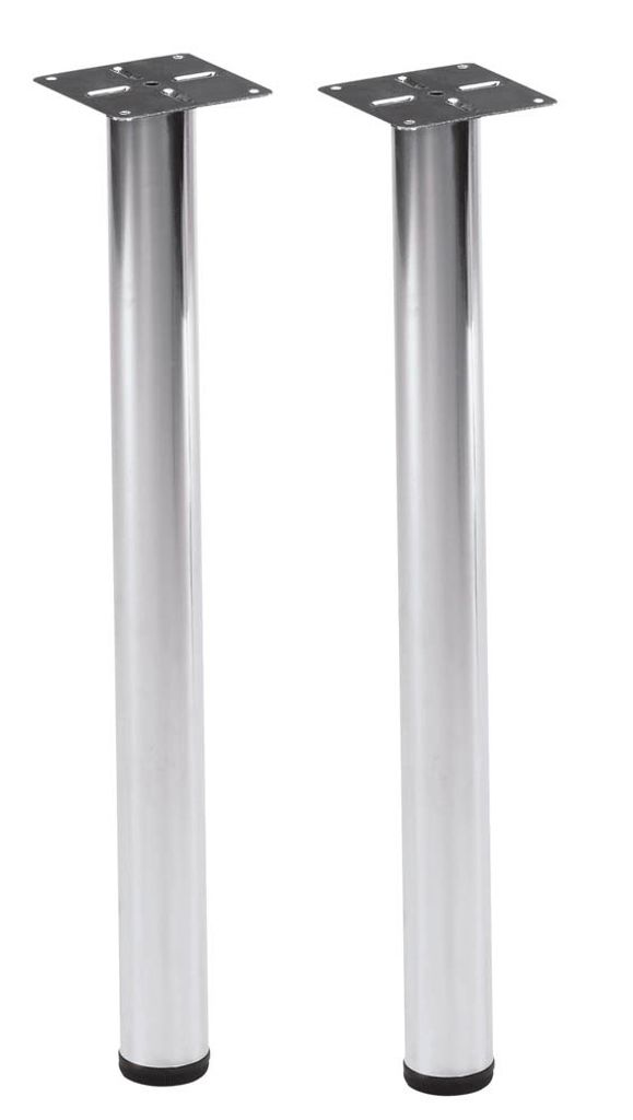 SODEMATUB Tischbeine chrom , 2 St.
