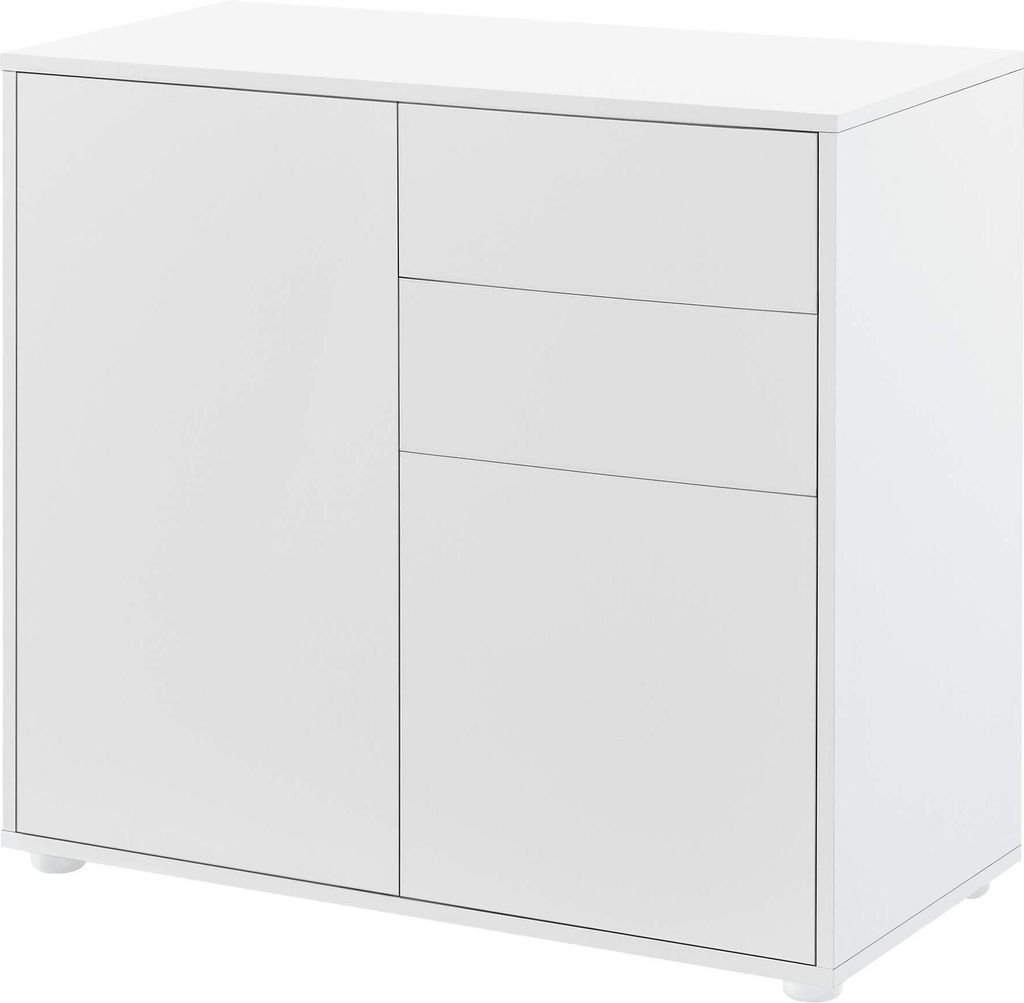Sideboard 'Paarl' 74x79x36 cm Weiß, matt Produktbild 