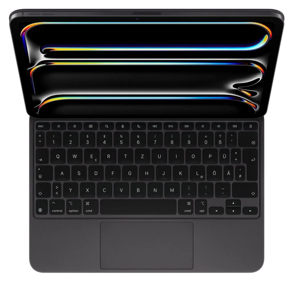 Apple Magic Keyboard iPad Pro 11 M4 Noir - Clavier Travail Mobile QWERTZ