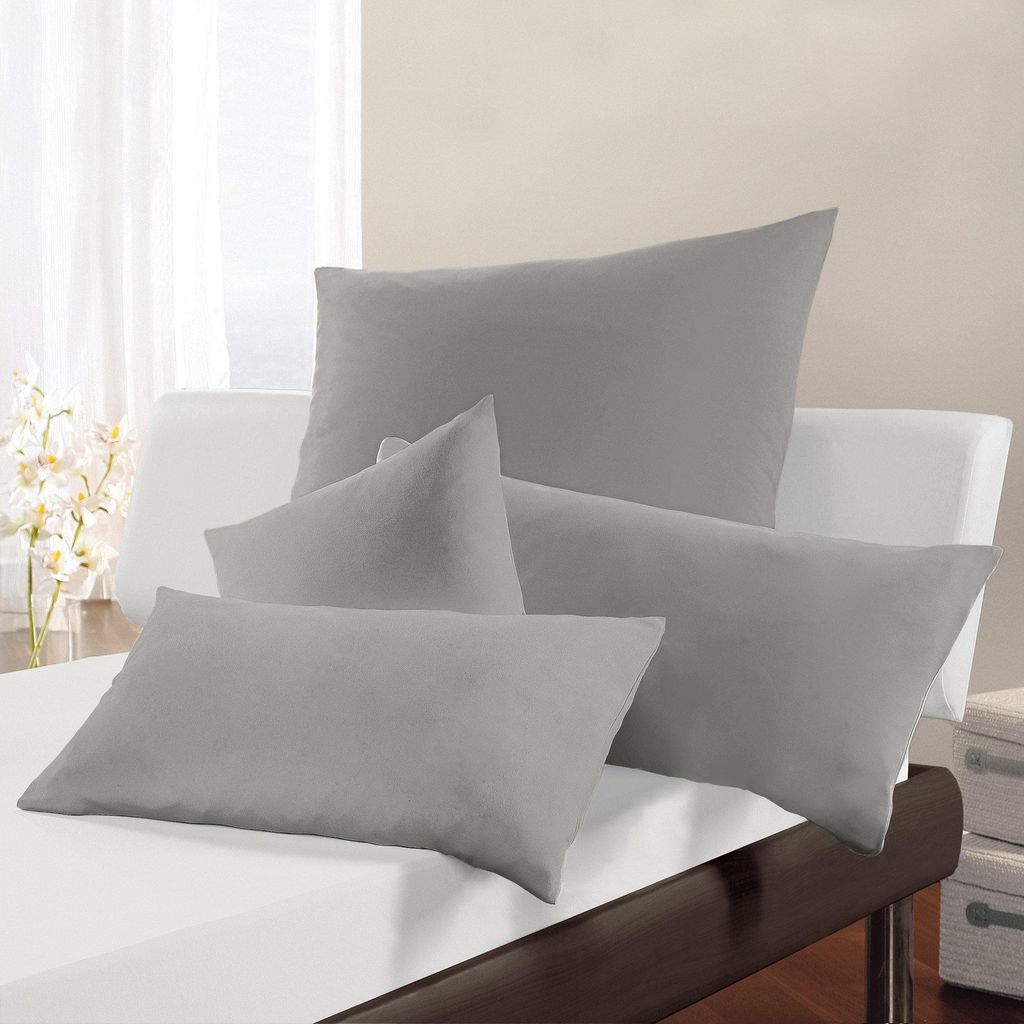 Formesse Kissenbezug Bella Donna" grau 40x80 cm"