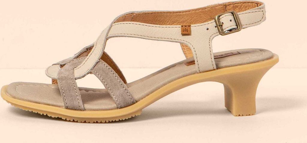 El Naturalista Sandalen Damen N5992 MULTI LEATHER CREAM / IGUSA Farbe Beige