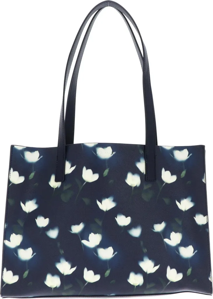 Ted Baker Tuiicon Borsa Shopper Tulipani Navy - Icona di Stile Donna