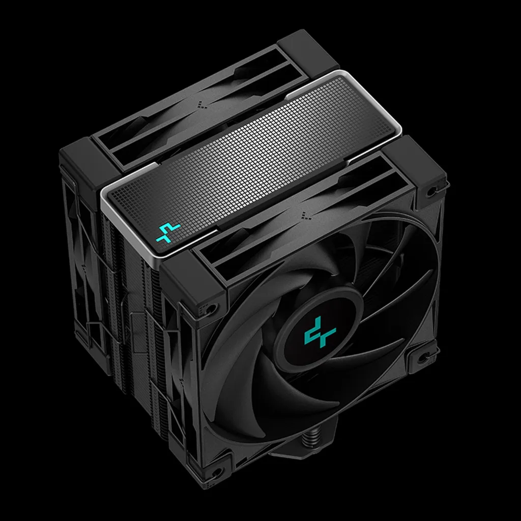 AK400 Zero Dark Plus Noir - Ventirad Performance avec Double Ventilateur - 12