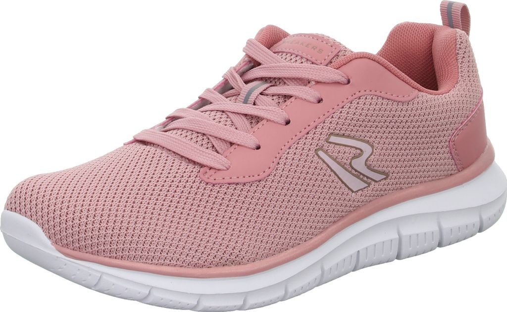 Sneakers Damen-Sneaker Rosa-Weiß, Farbe:rot, EU Größe:39