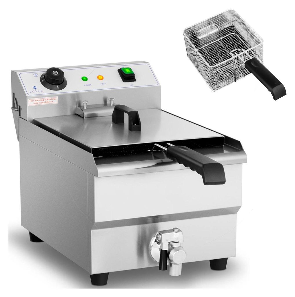 Expondo Royal Catering Elektrická fritéza – 13 l – 3200 W – Obrázek produktu 