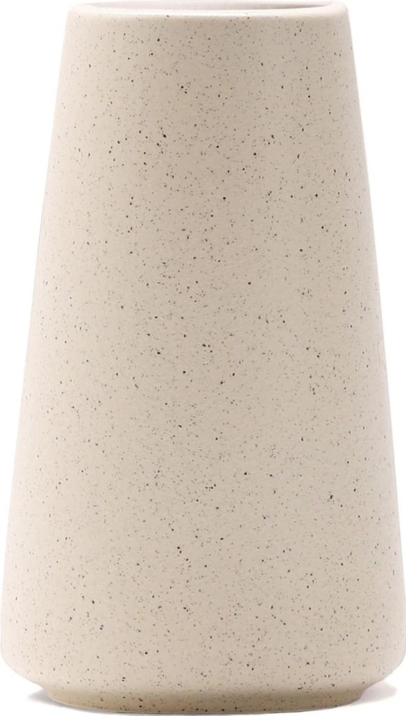 Vase Beige šC Keramikvase, 15cm minimalistischer Boho Deko Produktbild 