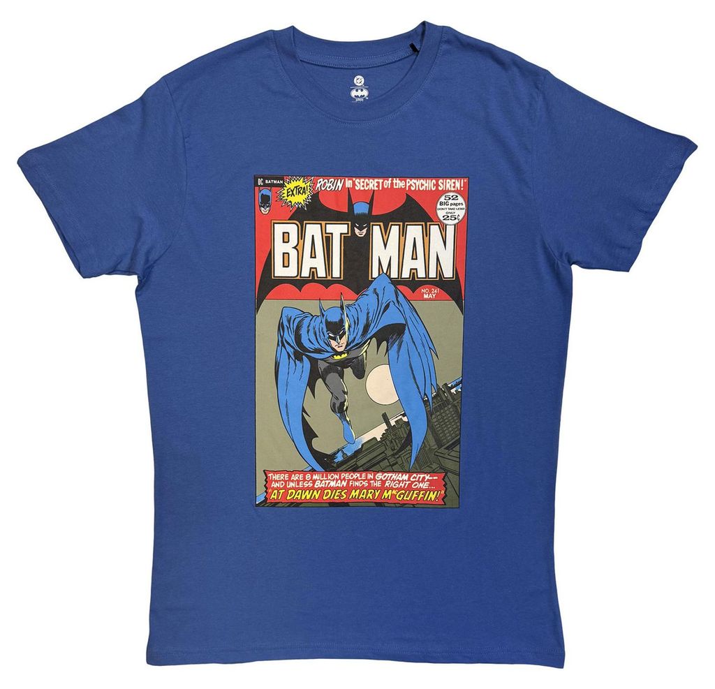 Batman - "Comic Cover" T-Shirt für Herren/Damen Uni RO15557 (XXL) (Blau)