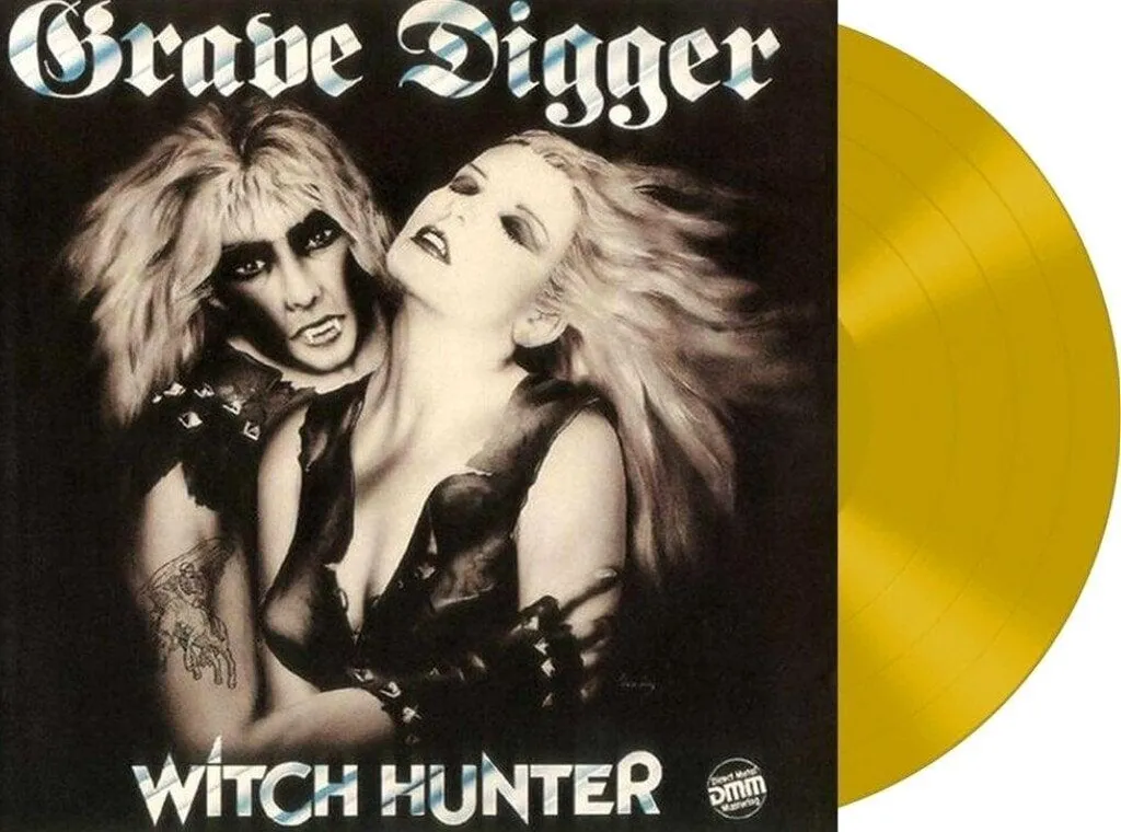 Grave Digger Witch Hunter Remastered Vinyle Or Rock Metal Noise Record
