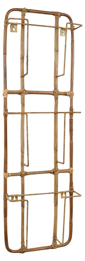 LOFT42 Zeitschriftenständer aus Bambus, groß – Braun – 96x30x10 cm