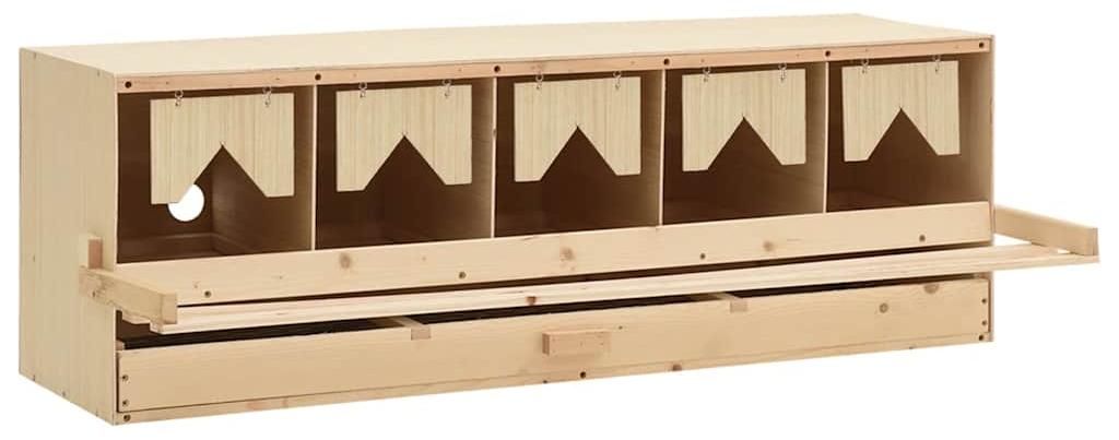 vidaXL nido per 5 persone 117x33x38 cm in legno di pino Immagine del prodotto 