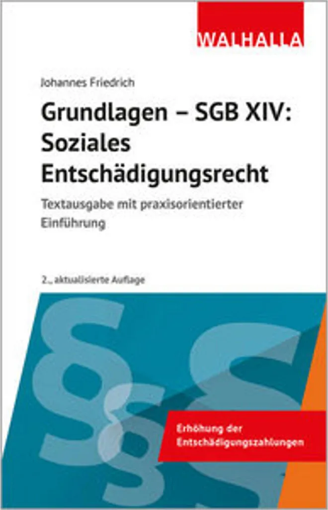 Livre Grundlagen SGB XIV avec exemples d'indemnisation sociale