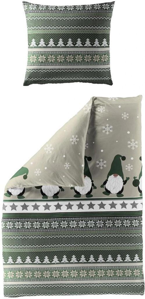 Unyqoos weiche und warme Winterbettwäsche aus Flanellbaumwolle mit Reißverschluss