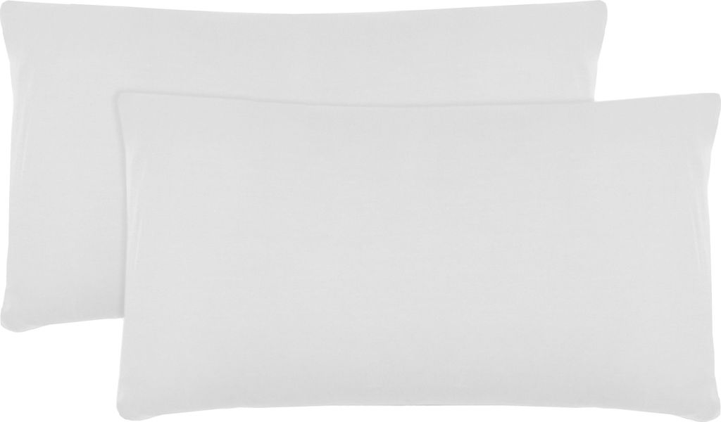 2er Set Feinjersey Kopfkissenbezüge 100% Baumwolle, 40x80 Produktbild 
