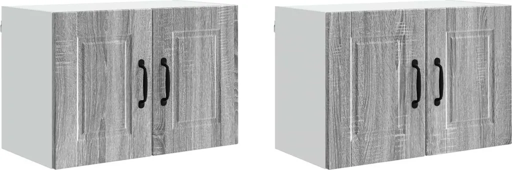 Set 2 Mobili da Cucina SYFAX™ Grigio Sonoma 60x31x40 - Stile e Ordine