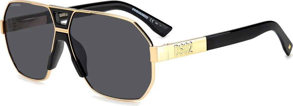 Lunettes de soleil de luxe Dsquared2 D2 0028/S Design Aviateur Homme