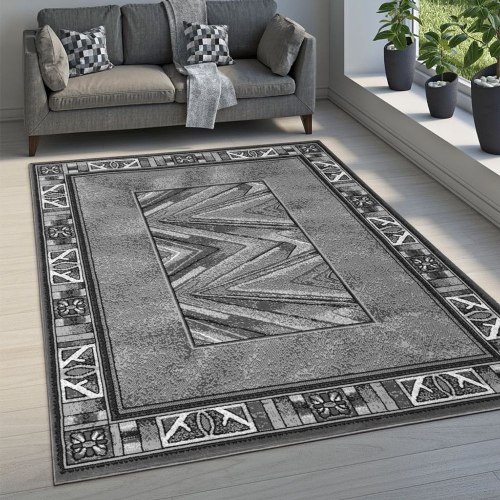 Tappeto a motivi geometrici 200x300 cm LUKEN - grigio Immagine del prodotto 