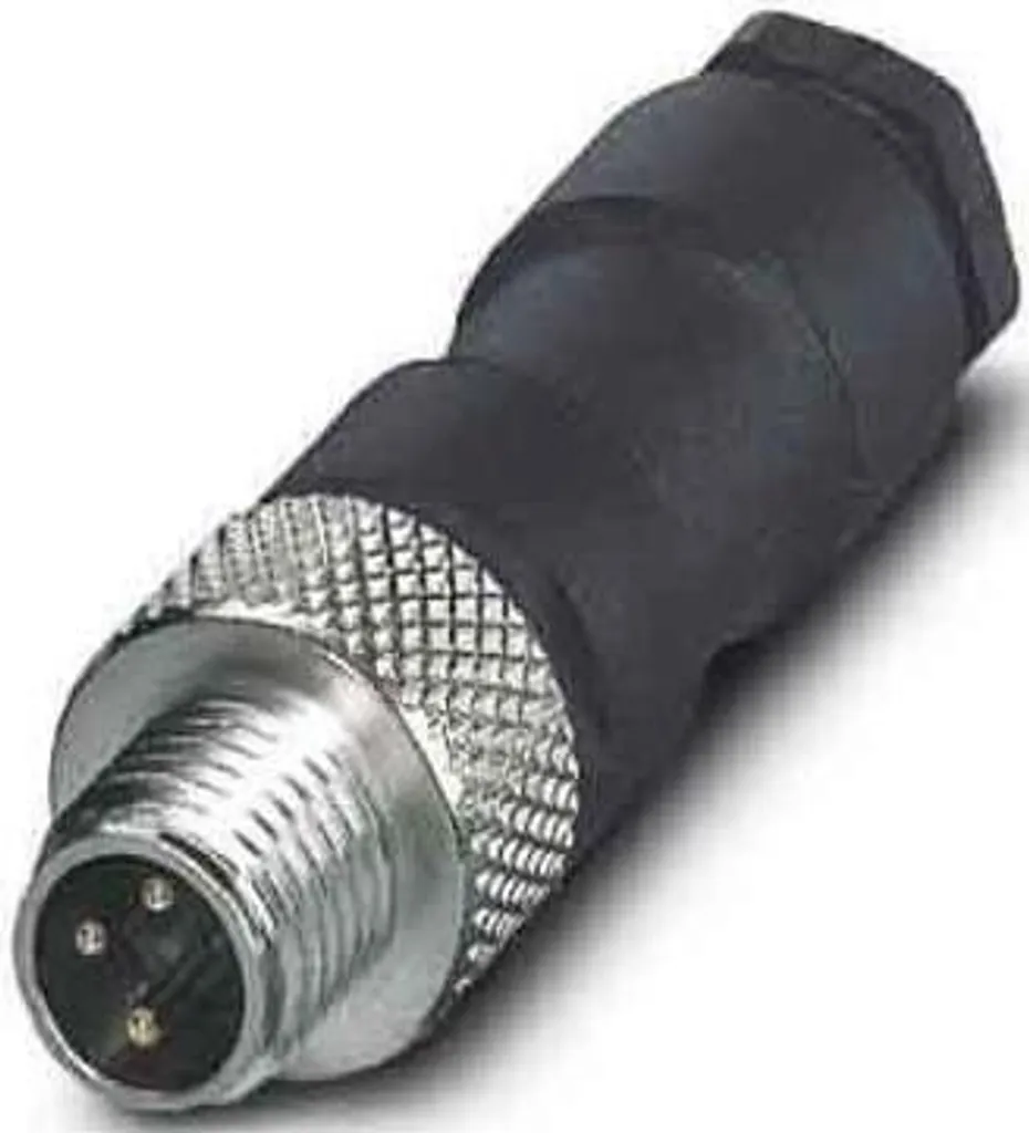 Fiche M8 mâle 4 broches pour maintenance automation et câblage capteur