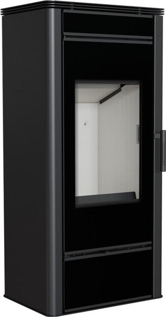 Kaminofen aus stahl KRATKI TITAN GLASS Ø 150 11 kW mit Produktbild 