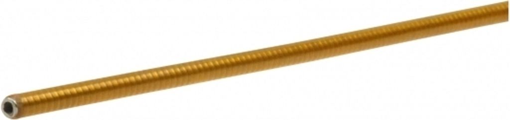 Yokozuna Vintage Edelstahl Schaltzug Hülle Retro Schaltzughülle ClearOrange