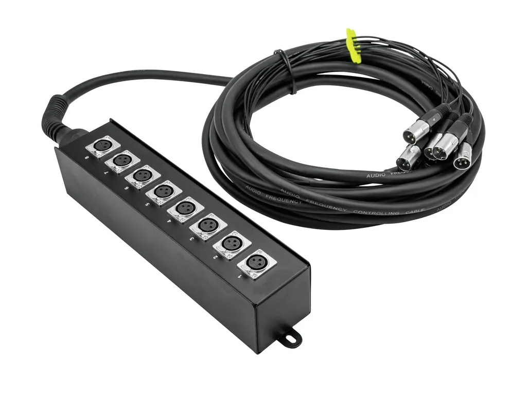 Omnitronic MUS-810 Stagebox Multicore 8 entrées avec câble de 10m 30304617