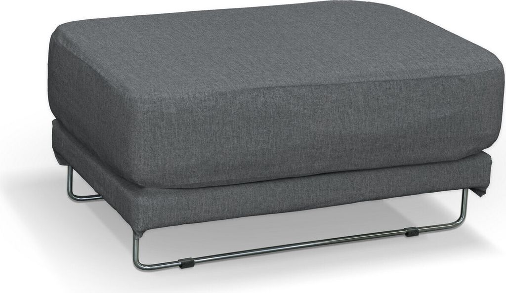 Dekoria Bezug für Tylösand Hocker, grau, Bezug für Tylösand Hocker