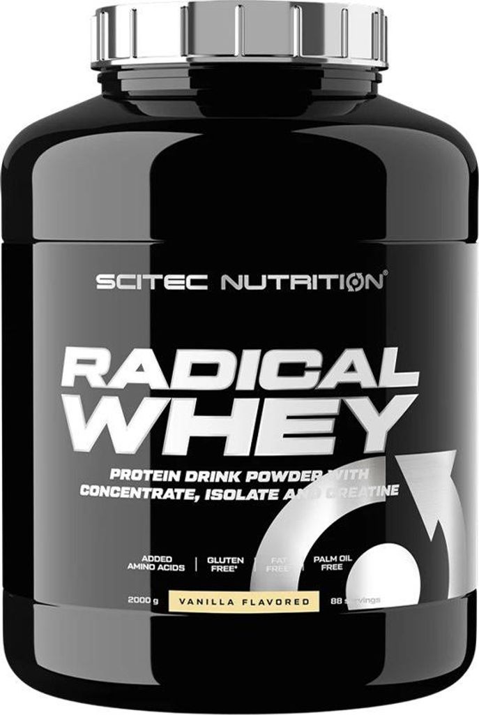 Whey protéine - Scitec Nutrition - Radical whey (2kg) - Image du produit 