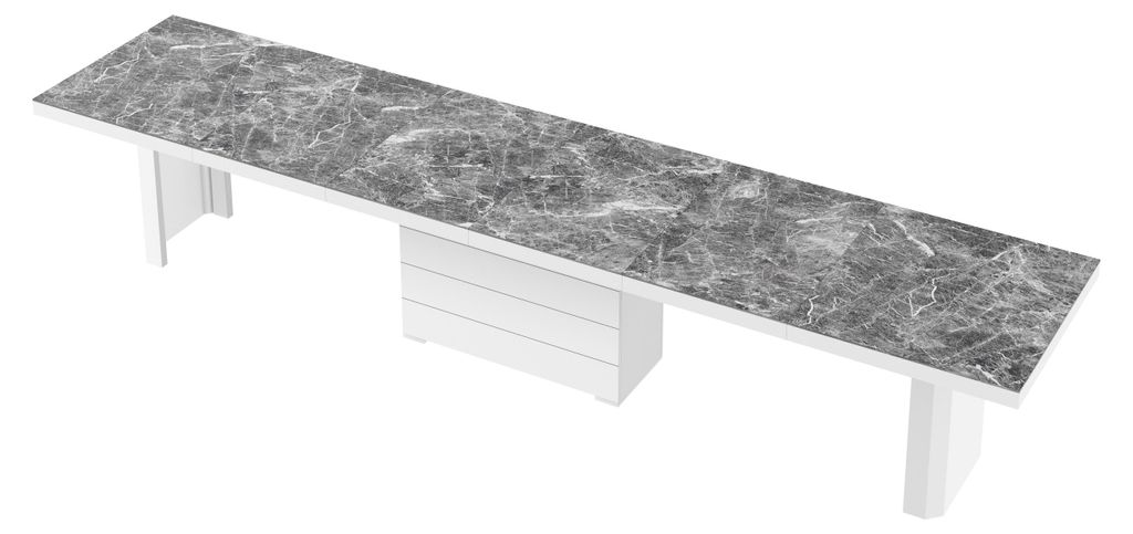 Design Esstisch Tisch HE-444 XXL ausziehbar 160 bis 412 cm