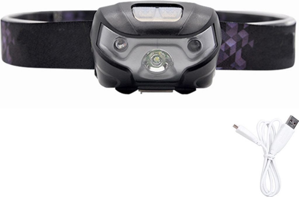 USB-wiederaufladbare Stirnlampe – Helle LED-Stirnlampe zum Laufen, Camping und Arbeiten