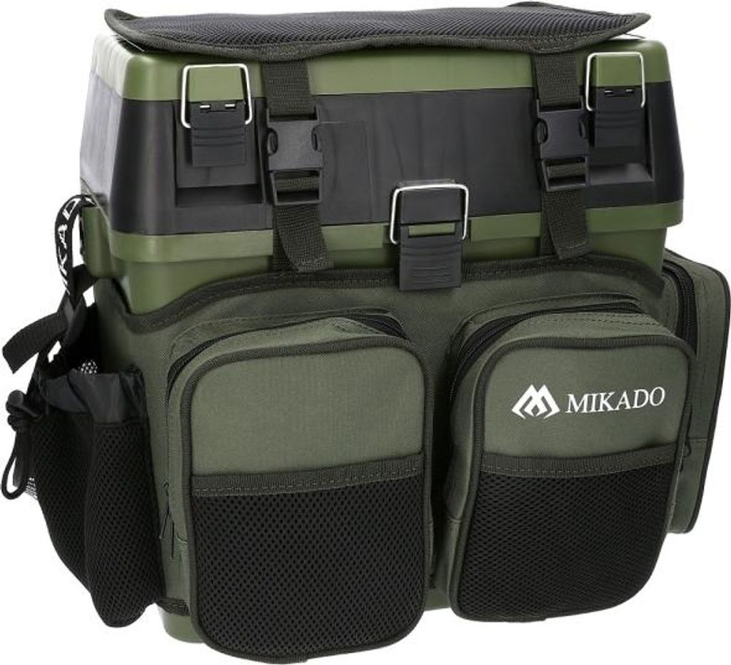 Mikado Holdallfor Fishing Case Uabm 317 VERDE Immagine del prodotto 