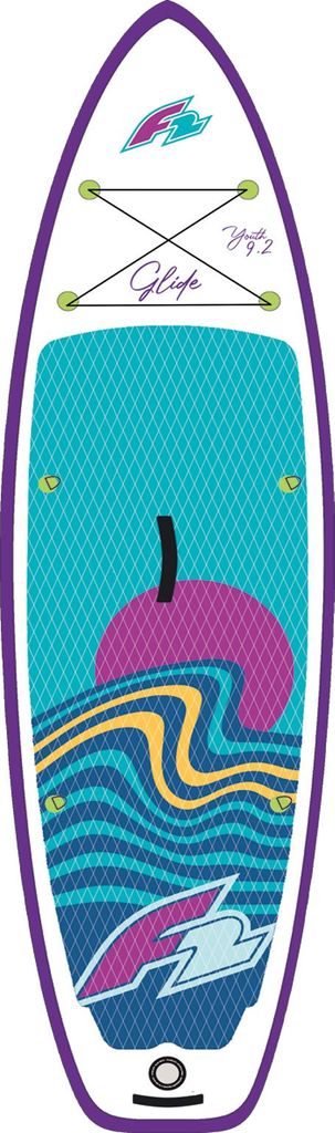 F2 SUP Stand Up Paddle Board Glide Surf Youth Wing 280cm 9,2 Weiss