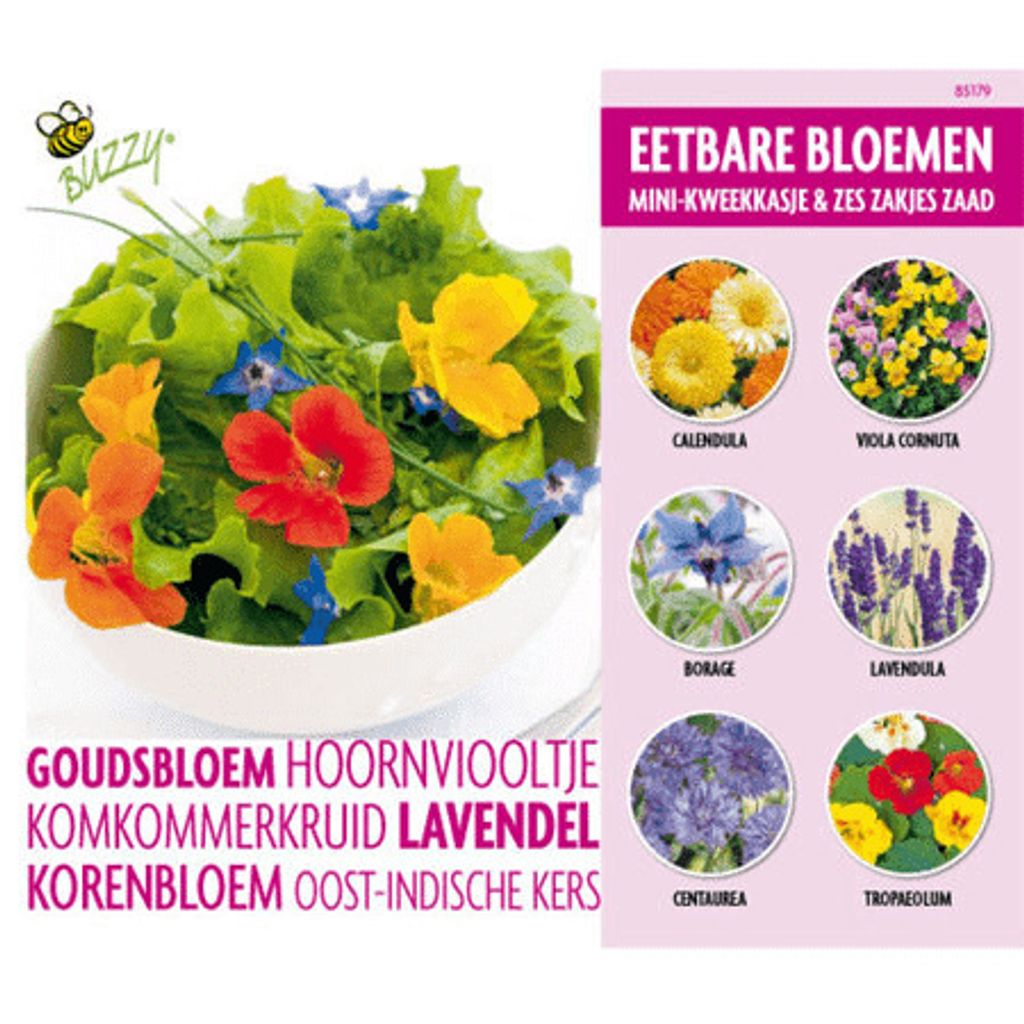 Komplettes Anbauset essbare Blumen Produktbild 