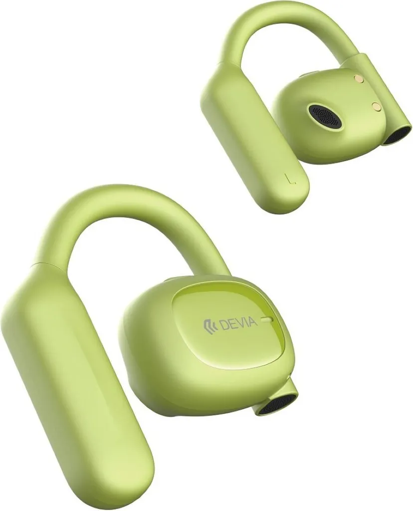 Cuffie Wireless Devia Bluetooth 5.3 Over-Ear 800mAh Verde - Offerta