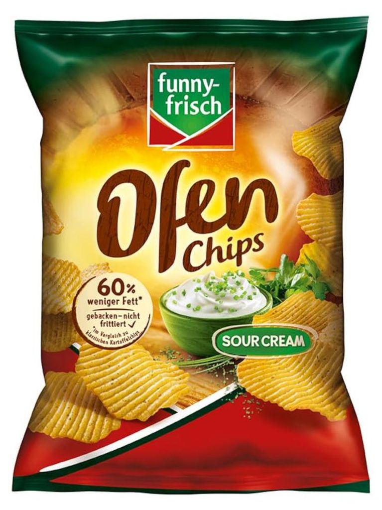 funny-frisch Chipsy pieczone ze śmietaną – chrupiąca Zdjęcie produktu 