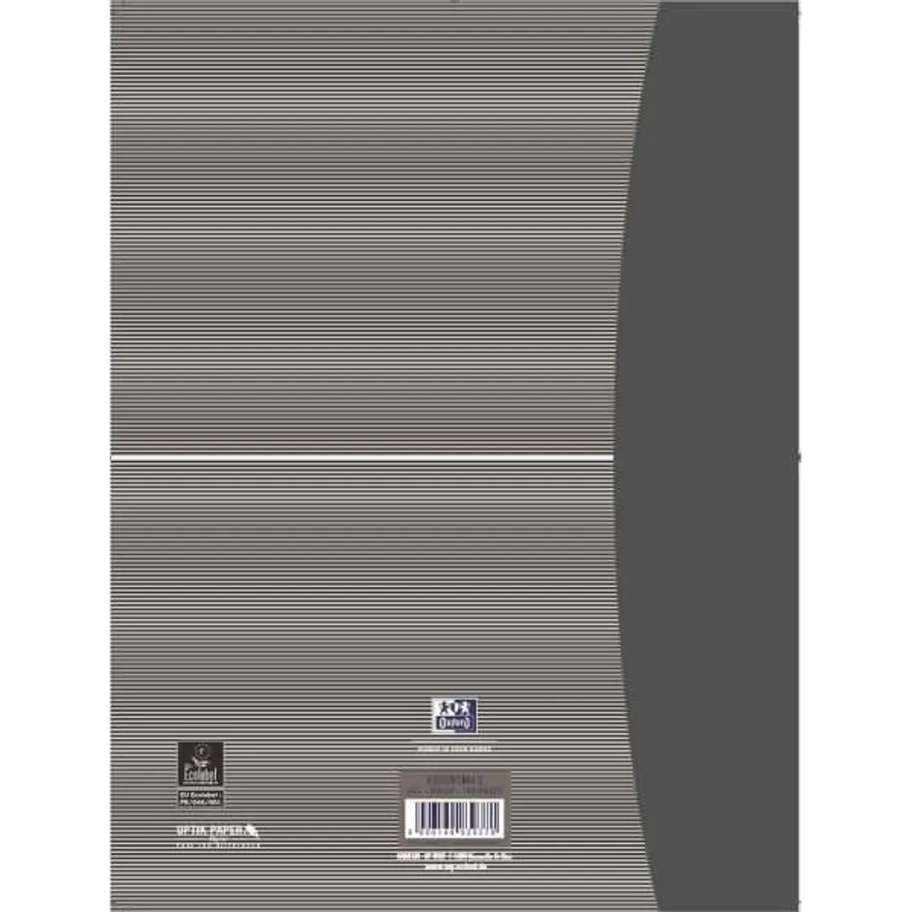 Bloc-notes Oxford Smart Black A4+ ligné - Papier 90g Optik Paper Premium - 4