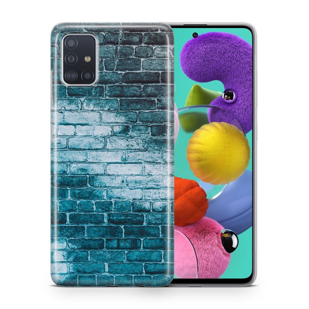 Handyhülle Schutzhülle für Huawei P Smart Z Case Cover Tasche Bumper Etuis TPU, Modell:Huawei P Smart Z, Motiv auswählen:Ziegelwand