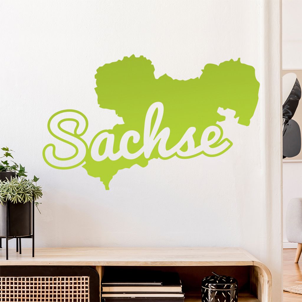 Sachse Sachsen Herkunft Wandtattoo Wandaufkleber Wall Sticker - Dekoration, Küche, Wohnzimmer, Schlafzimmer, Badezimmer