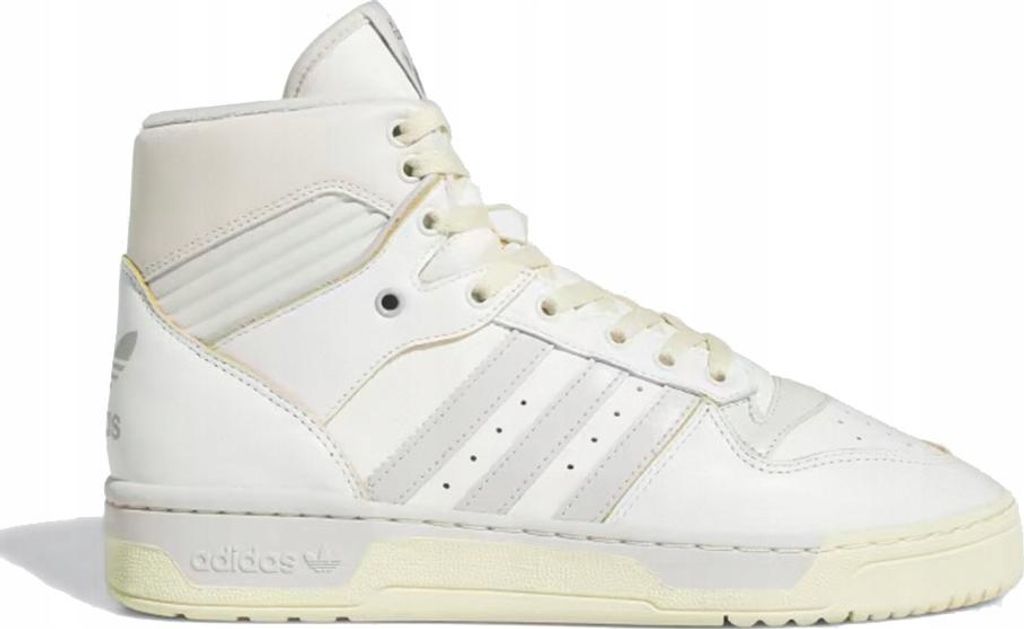 adidas Rivalry Hi - Herren Sneakers High-Top Schuhe Leder Weiß FZ6315 , EU 44 UK 9.5