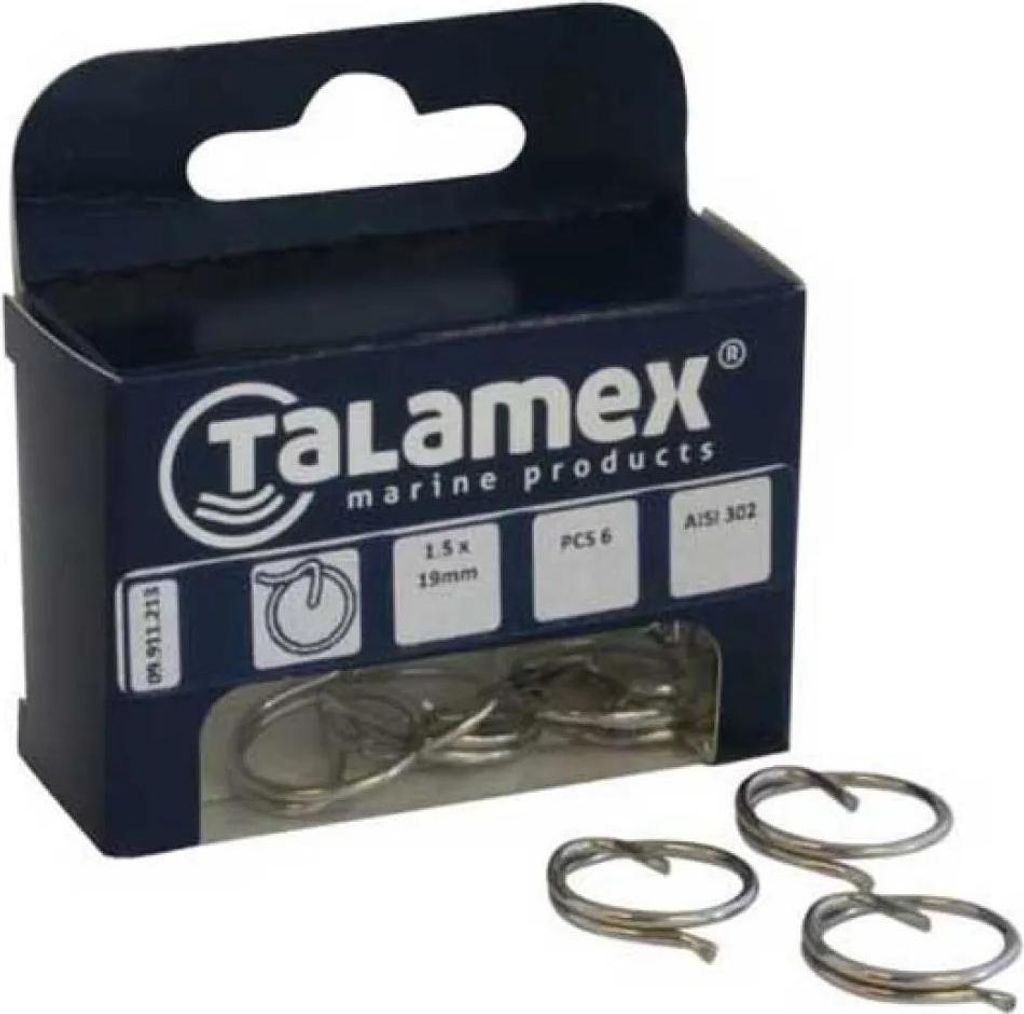 Talamex Key Ring Tauwerk-Terminal / Segelspanner