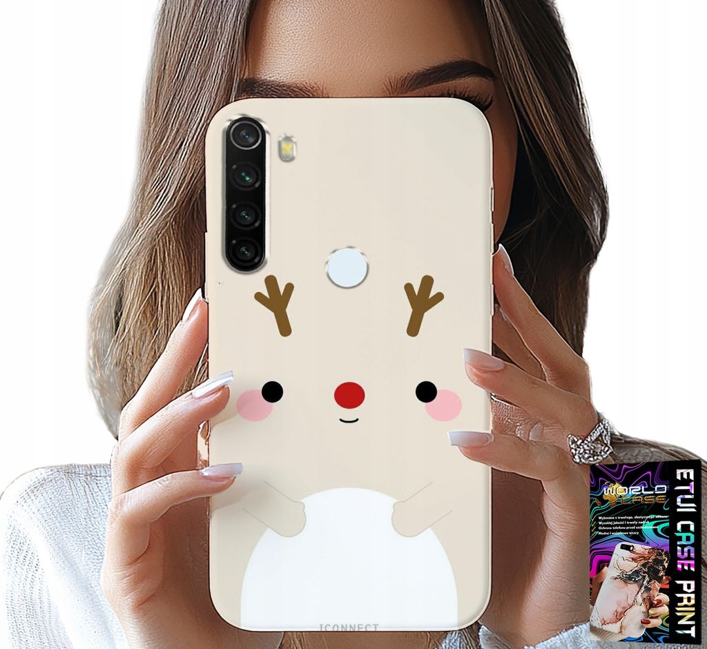 Hülle Für Xiaomi Note 8T - Rentier, Rentier, Weihnachtsdesigns