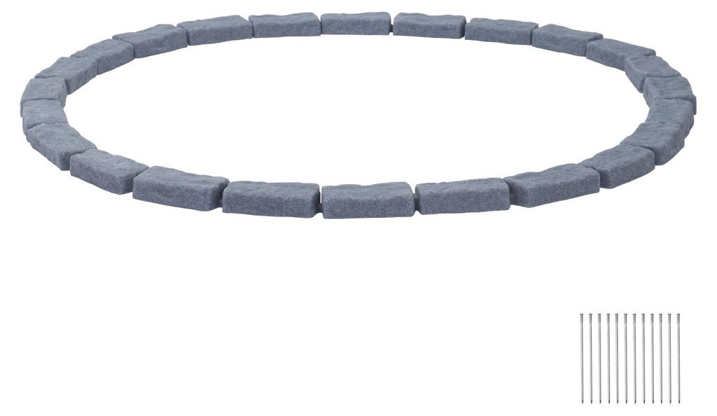 Bordure de pelouse SucceBuy aspect pierre, 4,7 m, bordure Image du produit 