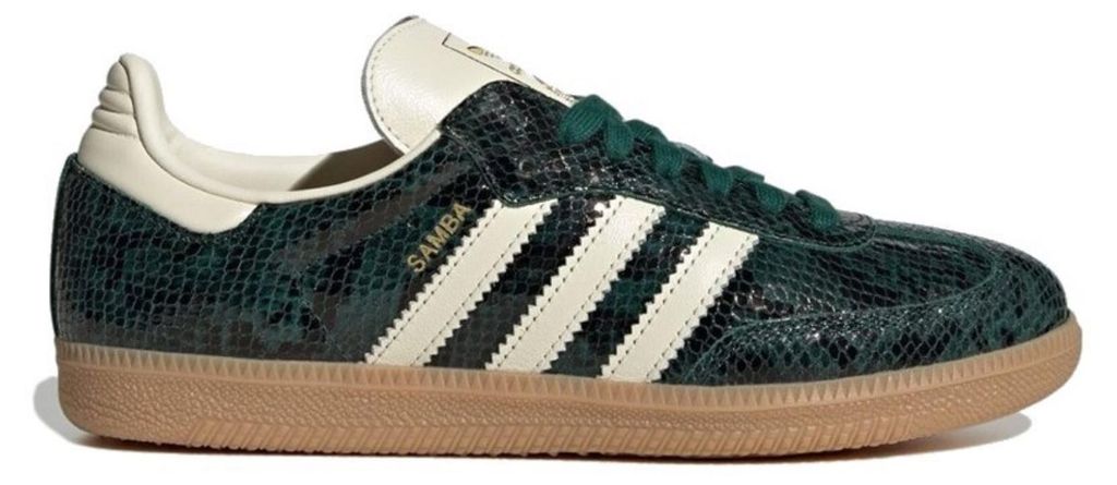 adidas Samba OG Snakeskin Collegiate Green (Women's) - EU Produktbild 