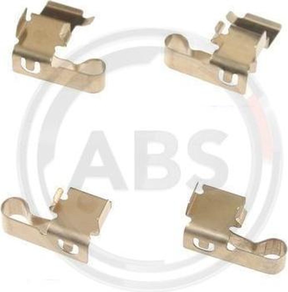 A.B.S. 1699Q Zubehörsatz, Scheibenbremsbeläge OE 441699000 kompatibel mit ES, RX, Avensis, Camry, Celica, Corona