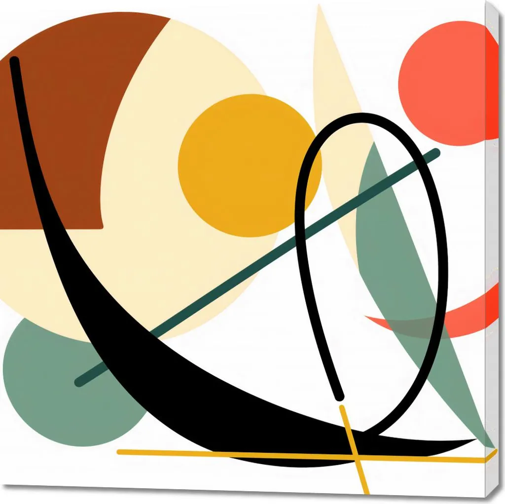 Quadro Astratto 100x100 cm Movimento Arte | Arredamento Moderno Casa