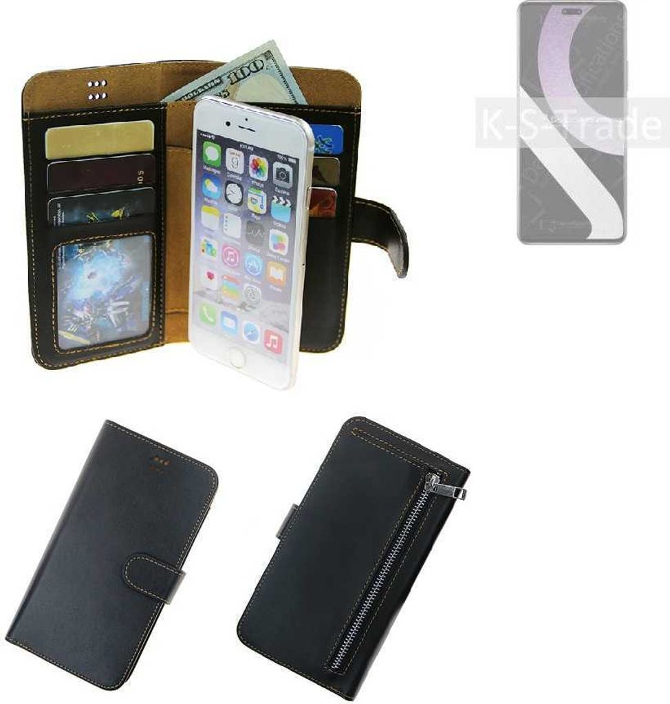 K-S-Trade Schutz Hülle kompatibel mit Xiaomi Civi 2 Klapphülle Case Phone cover Slim Handytasche Handy Hülle schwarz aus Kunstleder (1 Stk)