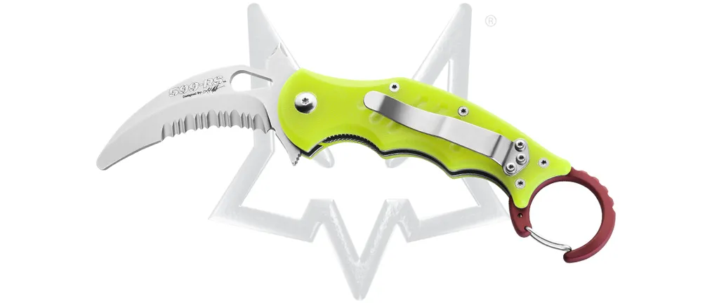 Petit Couteau de Défense Karambit Pliant FOX Idéal pour le Port EDC