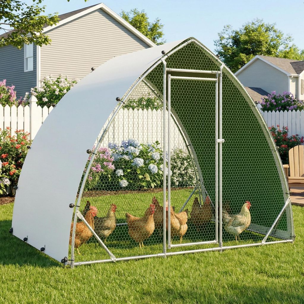 Hühnerstall 2.5x2x2m Hühnerhaus Kleintierstall Produktbild 
