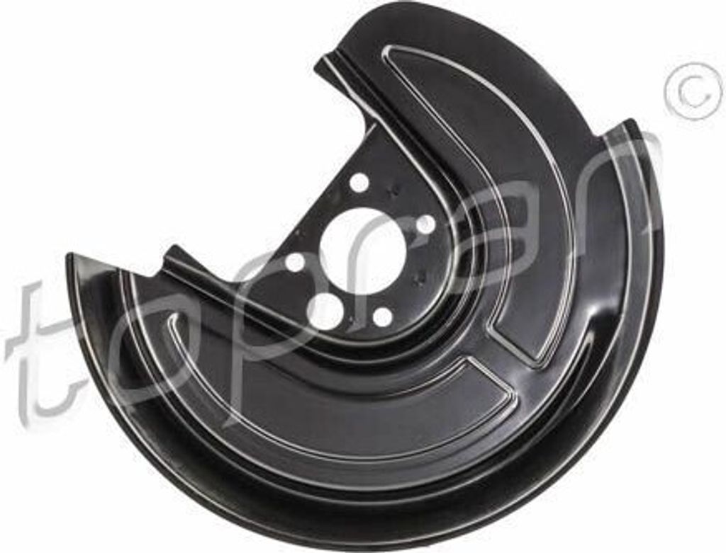 TOPRAN Spritzblech Bremsscheibe für VW Golf IV Schrägheck (1J1) Hinten Rechts 116 815 Ankerblech