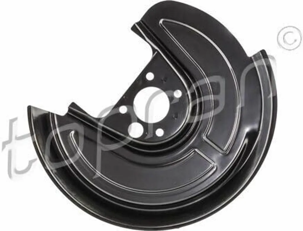 Flasque de frein arrière droit pour VW Golf IV et Bora - Qualité OE