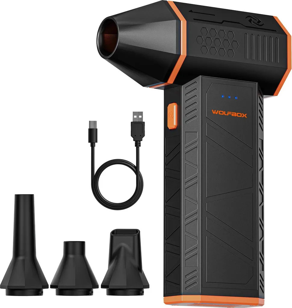 Dépoussiéreur électrique sans fil rechargeable - 3 vitesses de flux